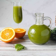 Jus vert frais maison