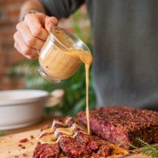 Pain de "viande" végane au sarrasin