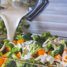 Gratin de courge et brocoli végane ultra crémeux