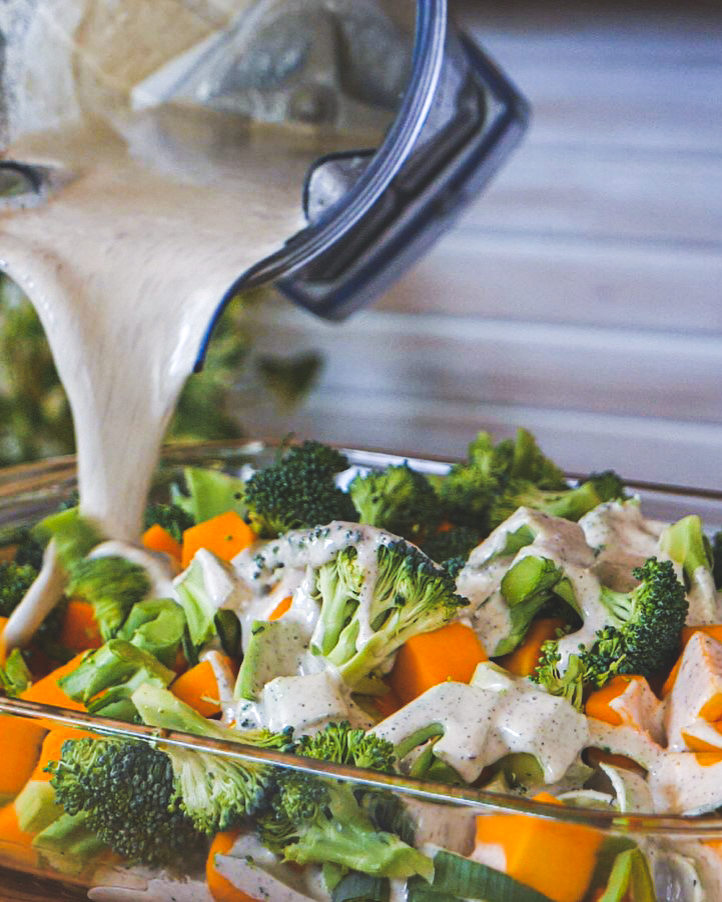 Gratin de courge et brocoli